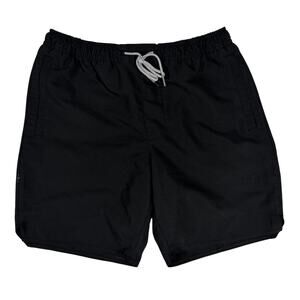 Stance Complex Athletic Hybrid Stretch Gym Shorts 7" Inseam Black Medium